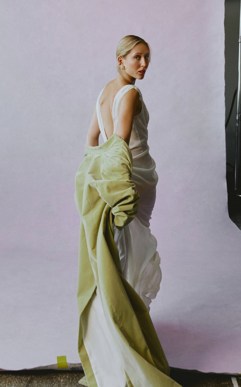 COLLEEN ALLEN House Cotton-Velvet Coat yellow outlook