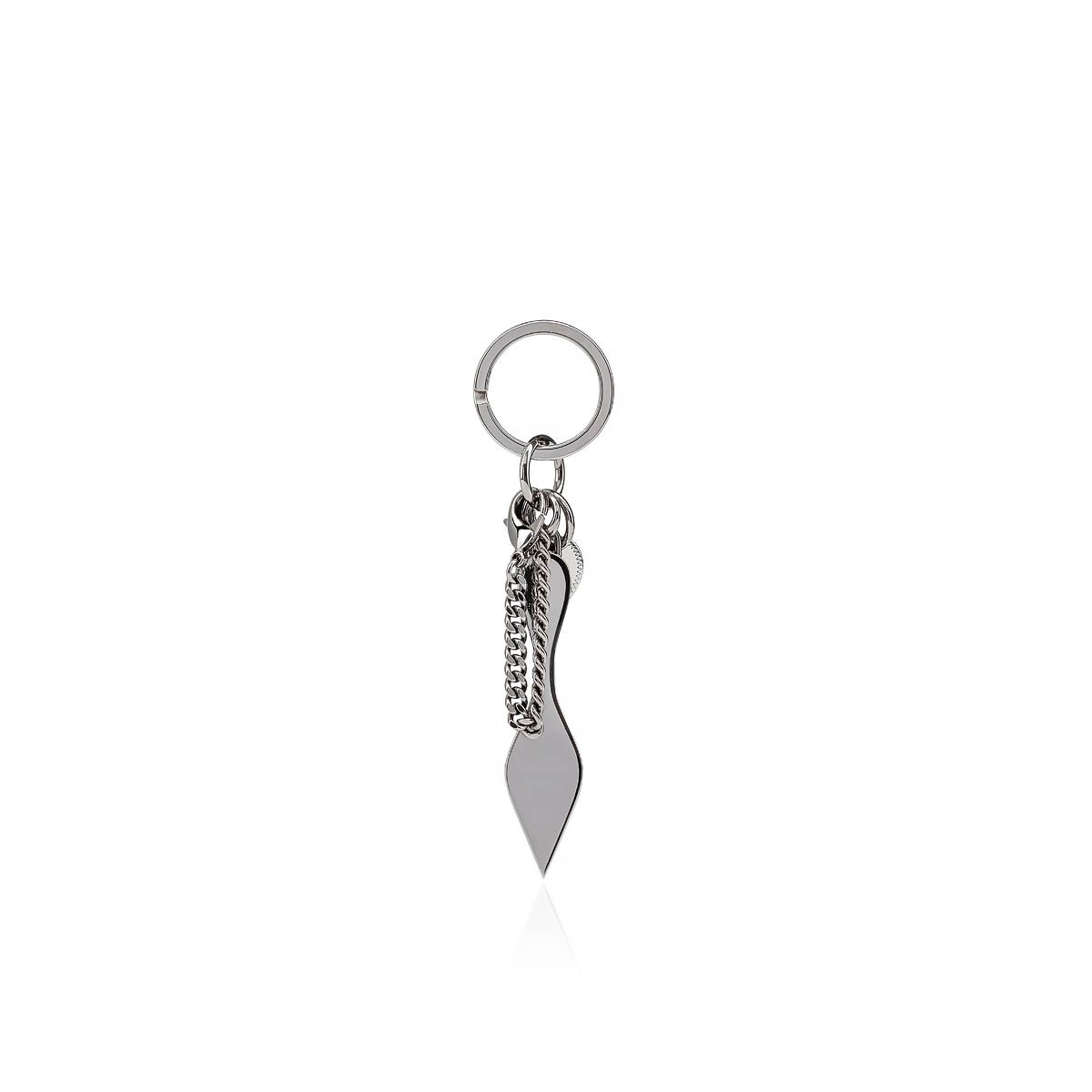 Red Sole Keyring GUN METAL/RED-BLACK - 4