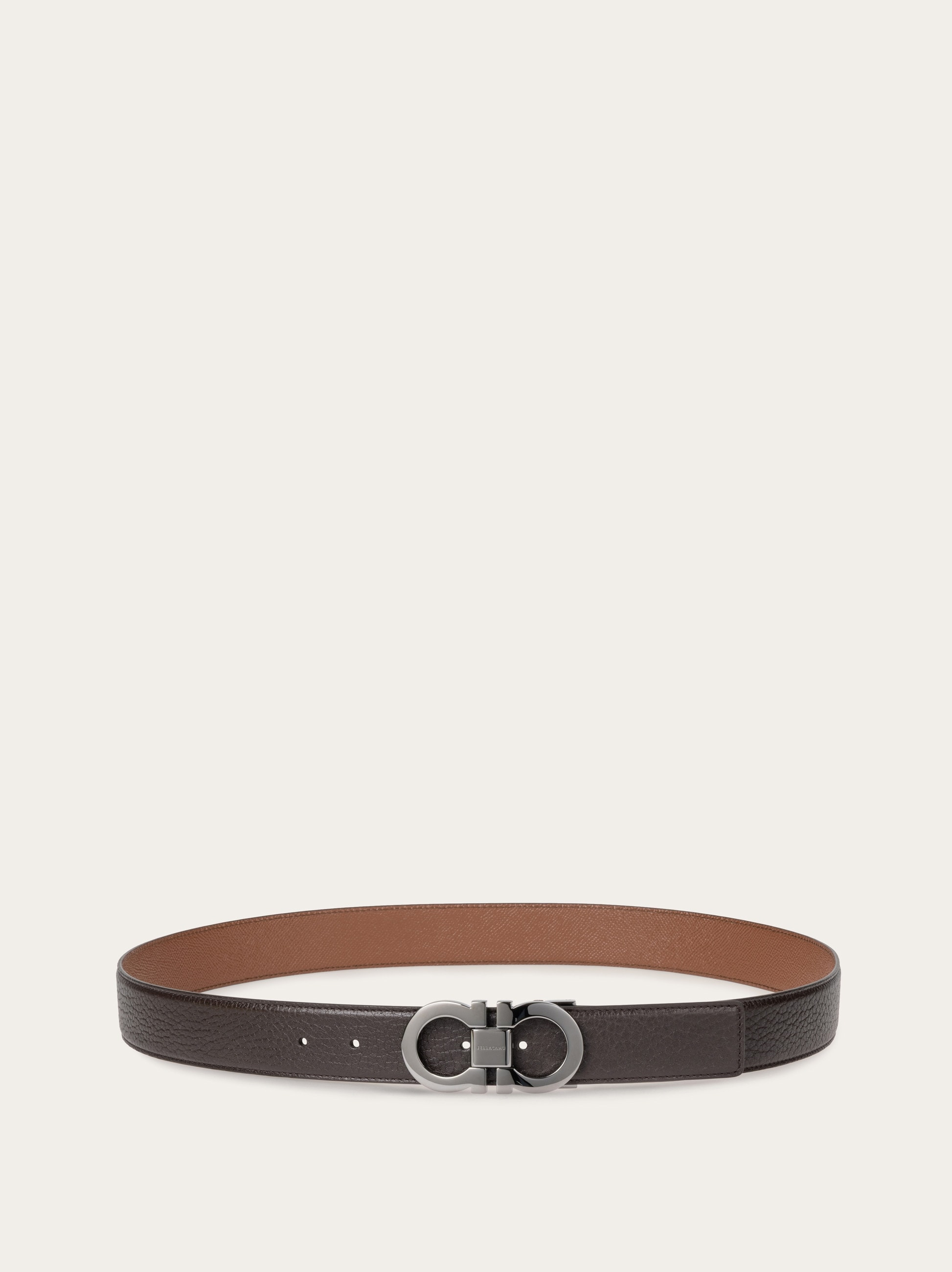 Reversible and adjustable Gancini belt - 3
