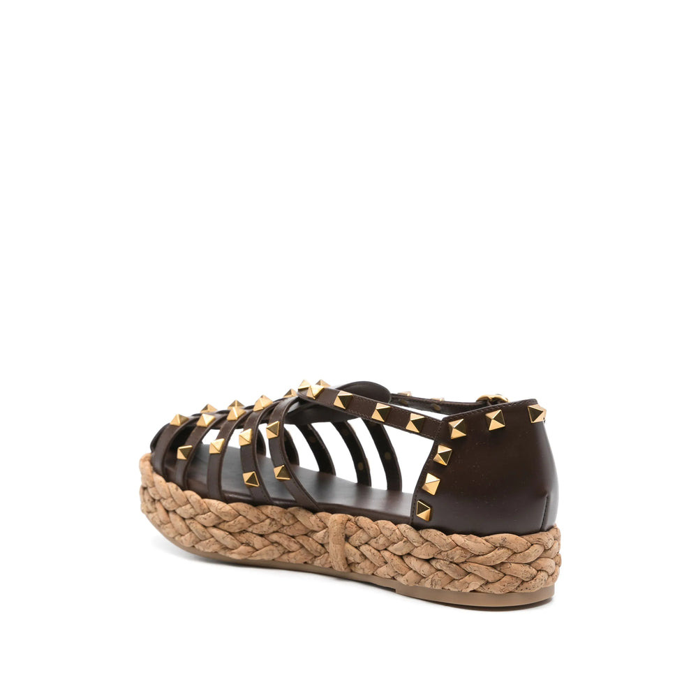 Valentino Garavani Brown Espadrilles Women - 3