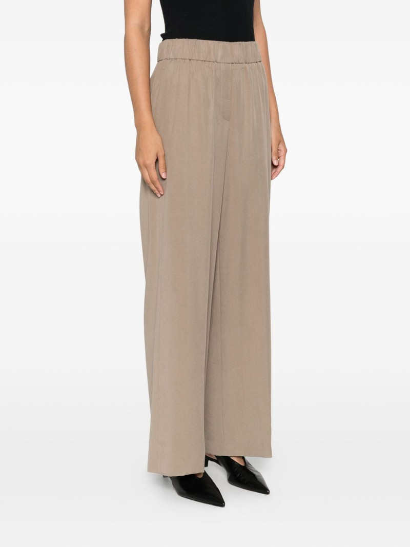 elastic-waist wide-leg trousers 3