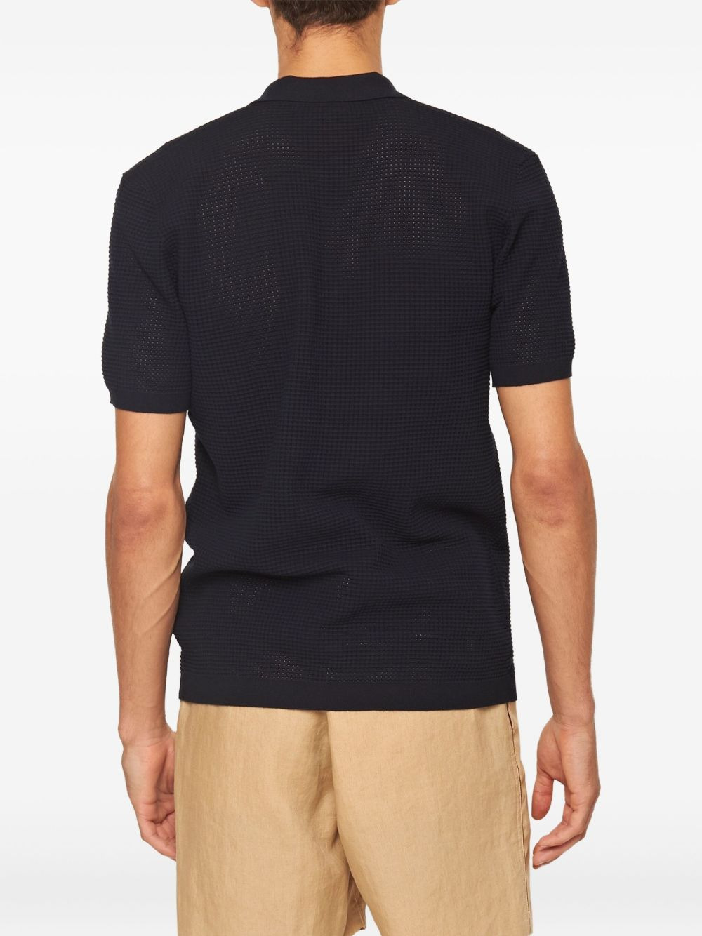 V-neck polo shirt - 3