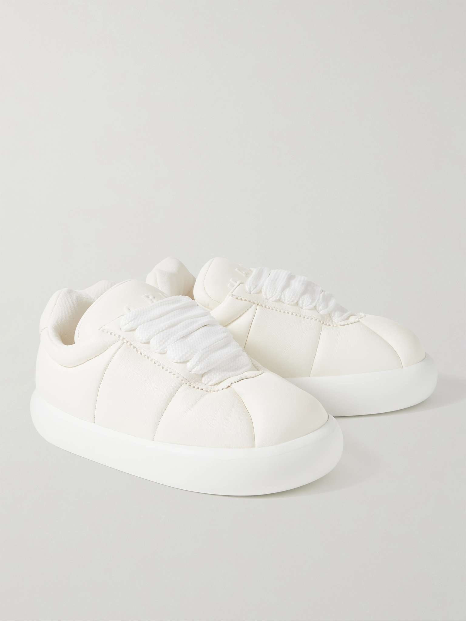 【関税＆送料込み】Marni Bigfoot 2.0 Sneaker In Padded Leat Marni BigFoot 2.0 Padded Leather Sneakers | Black | FARFETCH
