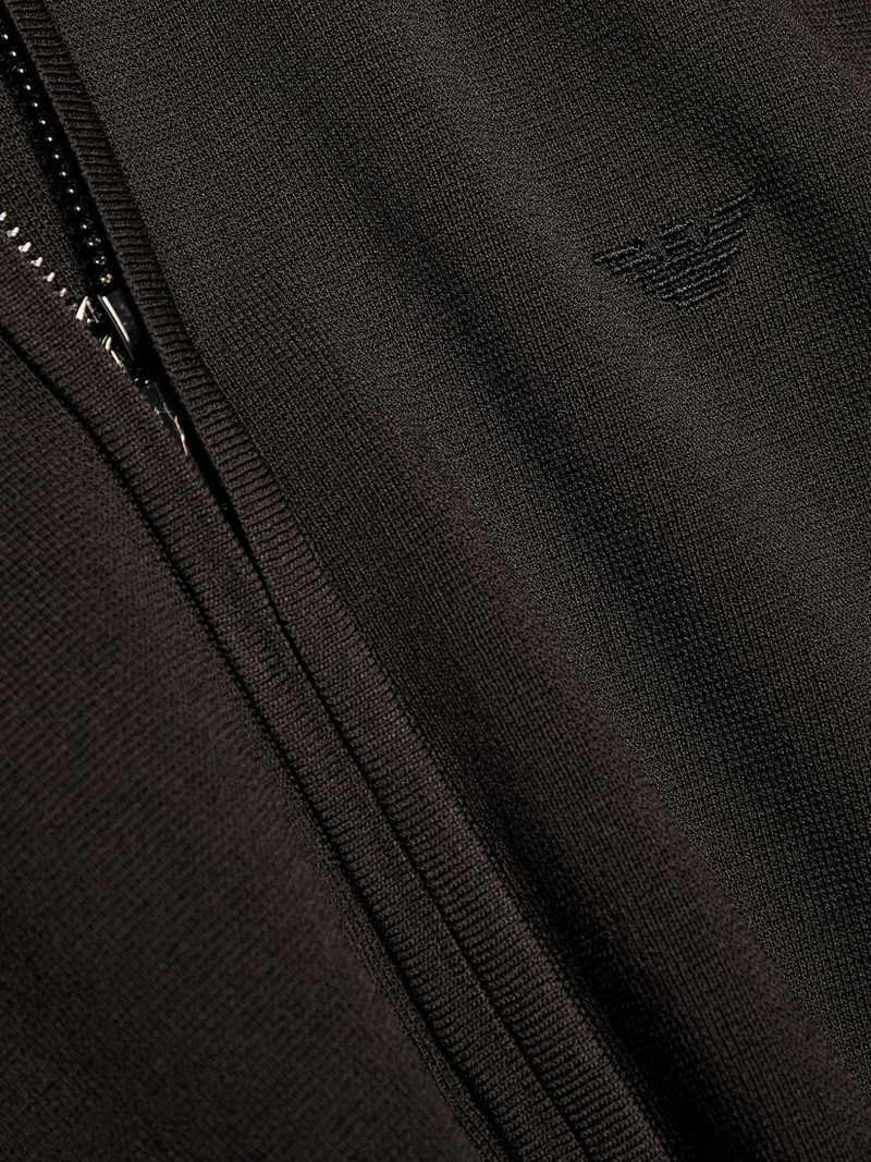 EMPORIO ARMANI zip-up cardigan outlook