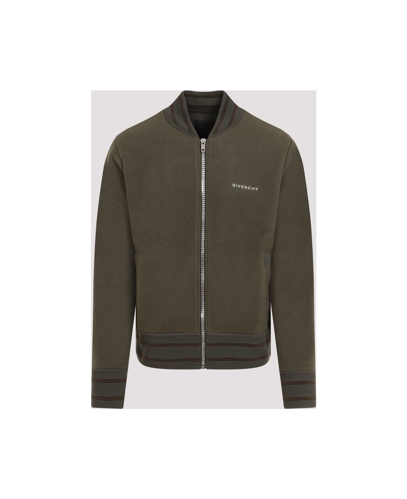 Knitted Varsity Jacket - 3