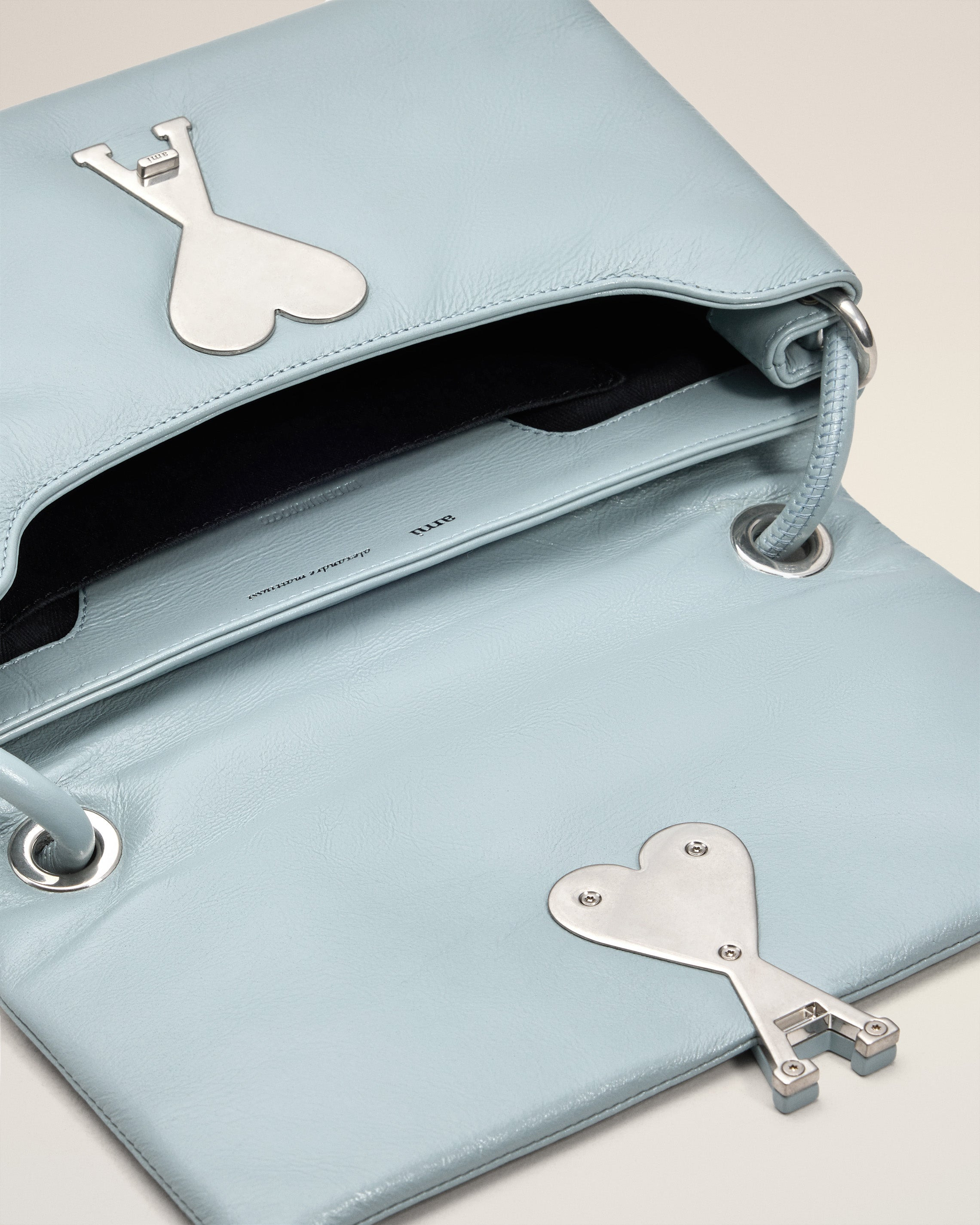 BLUE SMOOTH LEATHER VOULEZ VOUS BAG - 6
