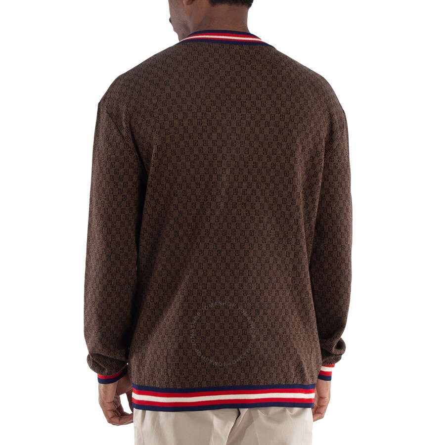 Balmain Monogram Patterned Crewneck Jumper - 6