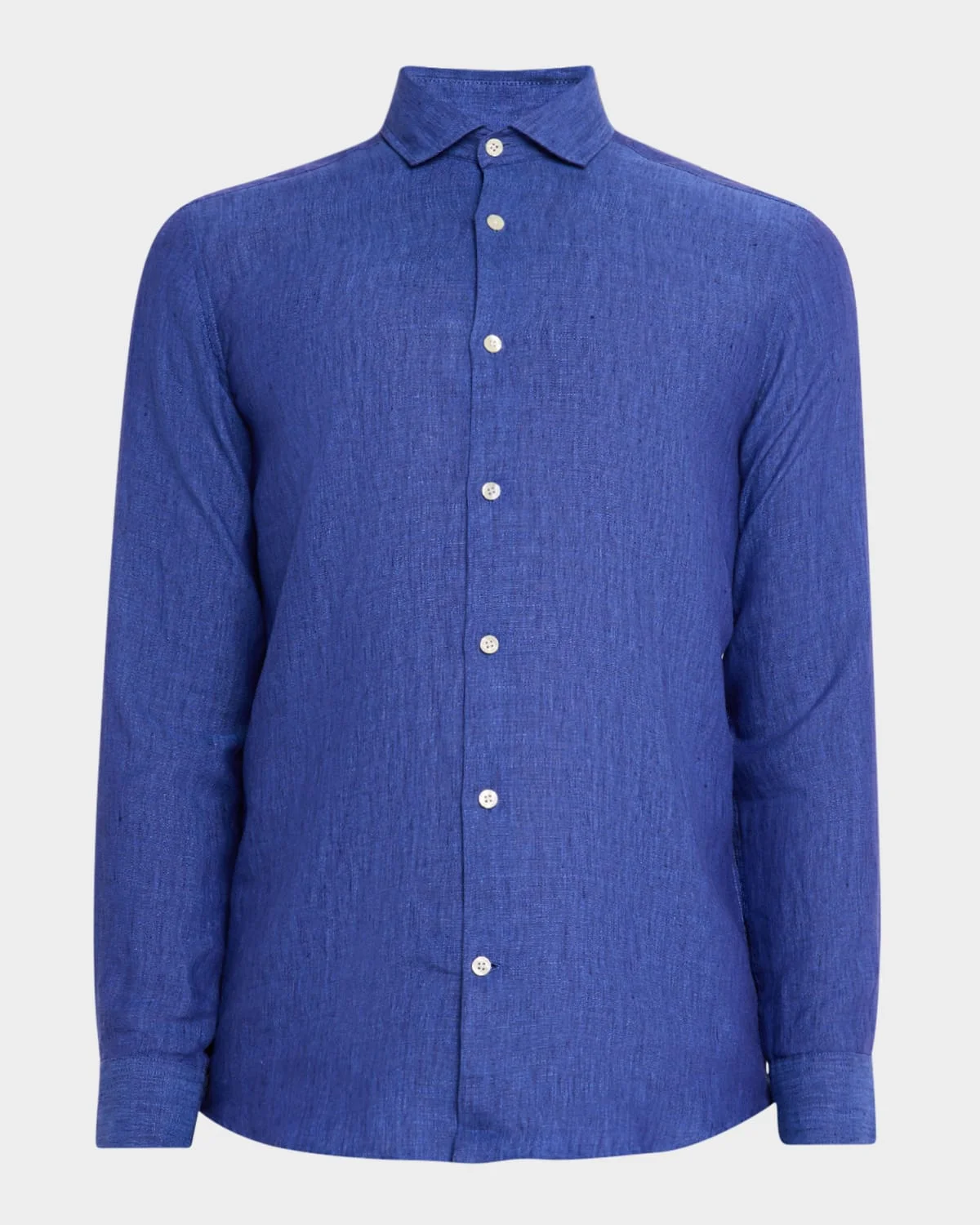 Men's Antonio Linen Casual Button-Down Shirt - 1