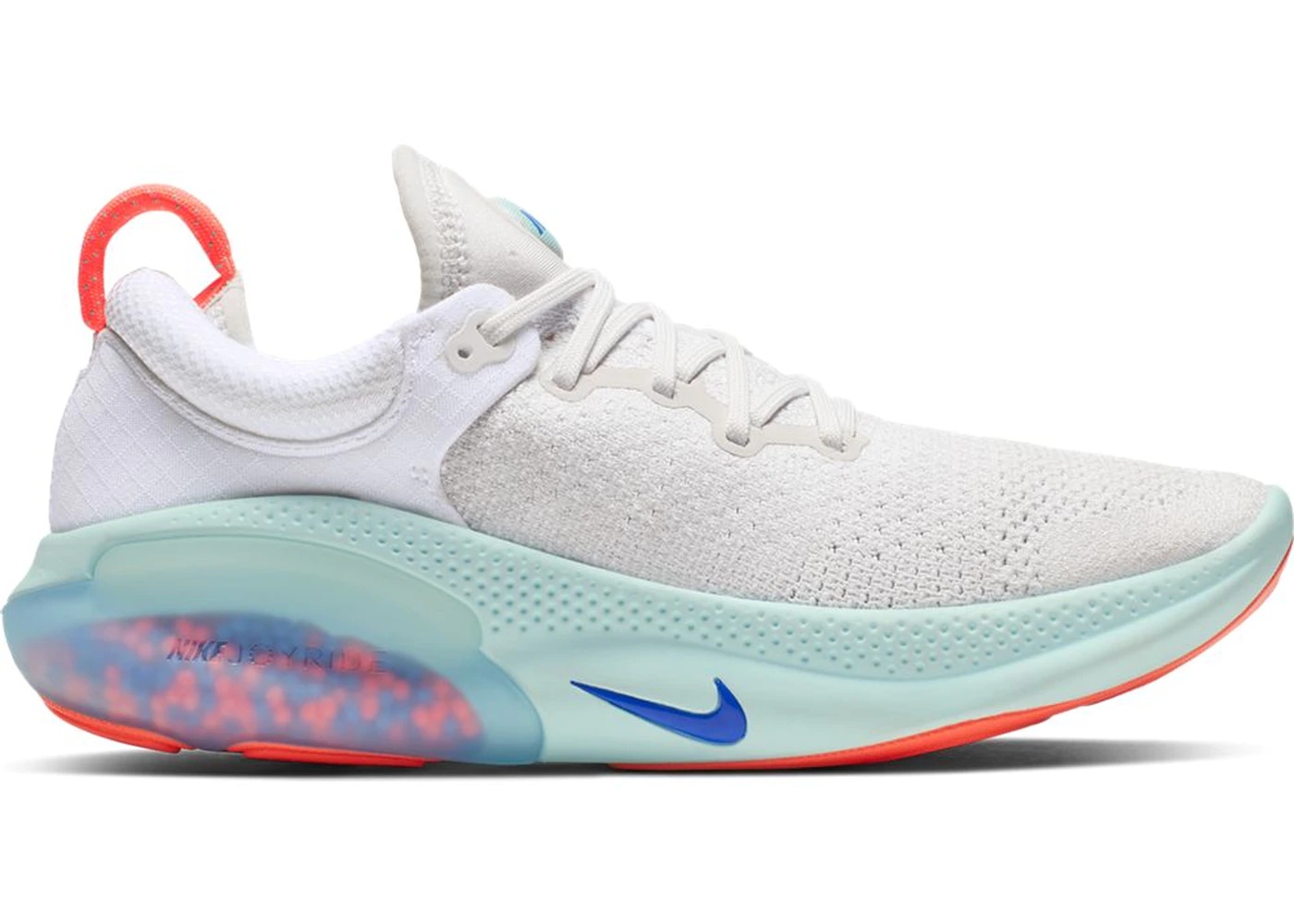 Nike Joyride Run Flyknit White Bright Mango Racer Blue (W) - 1