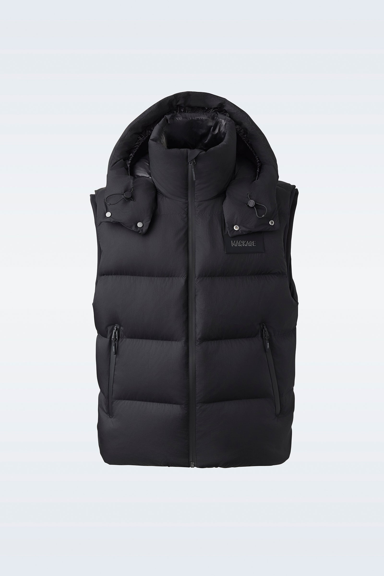 HUGH Down vest with removable hood - 1