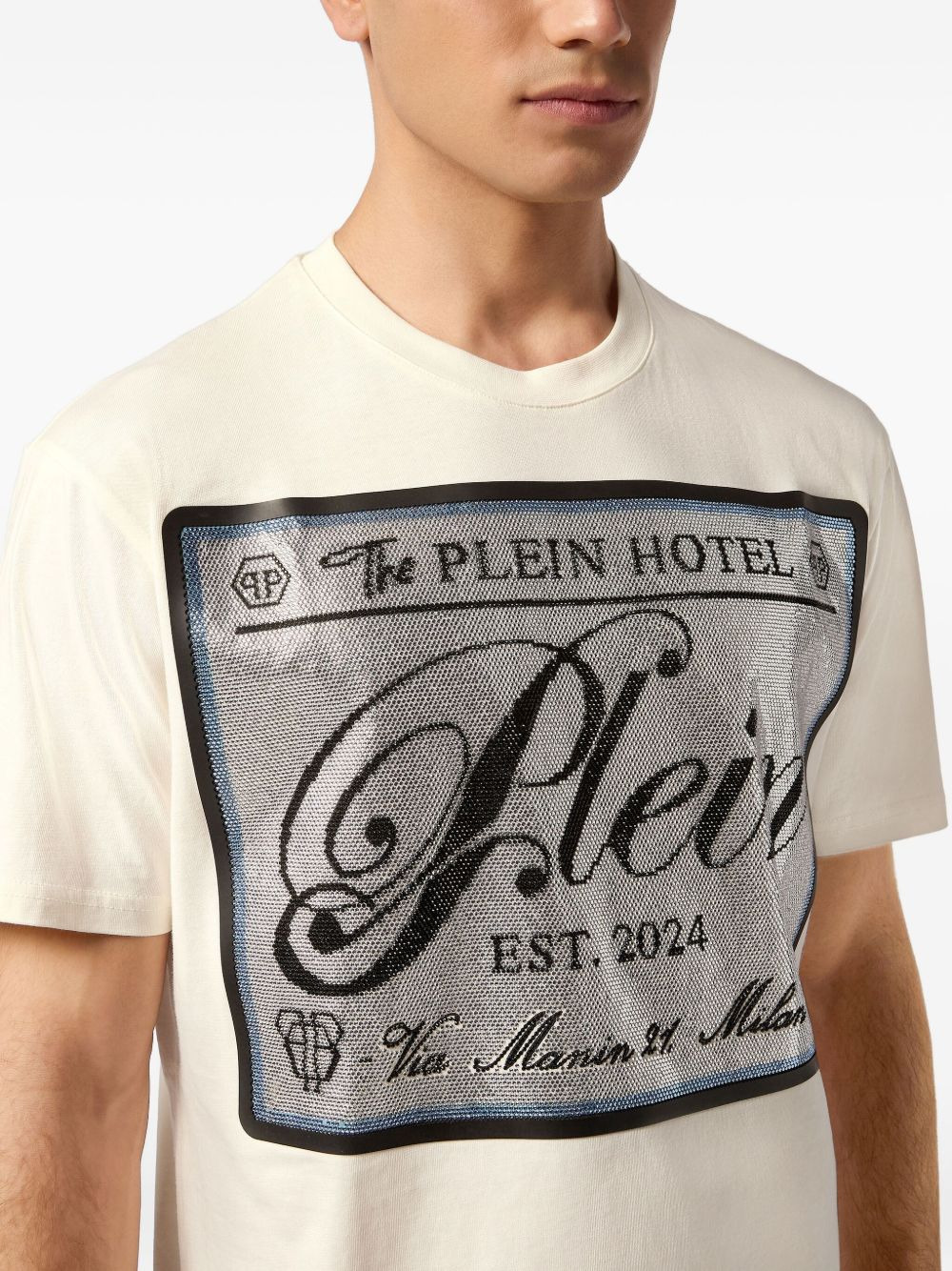 logo-embellished T-shirt - 4