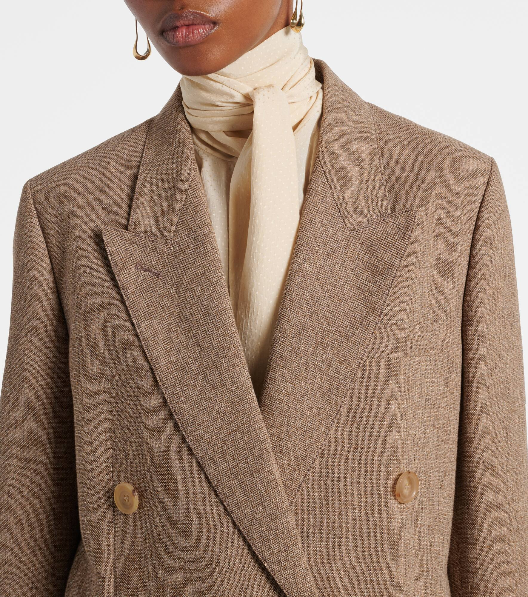 Linen blazer - 4