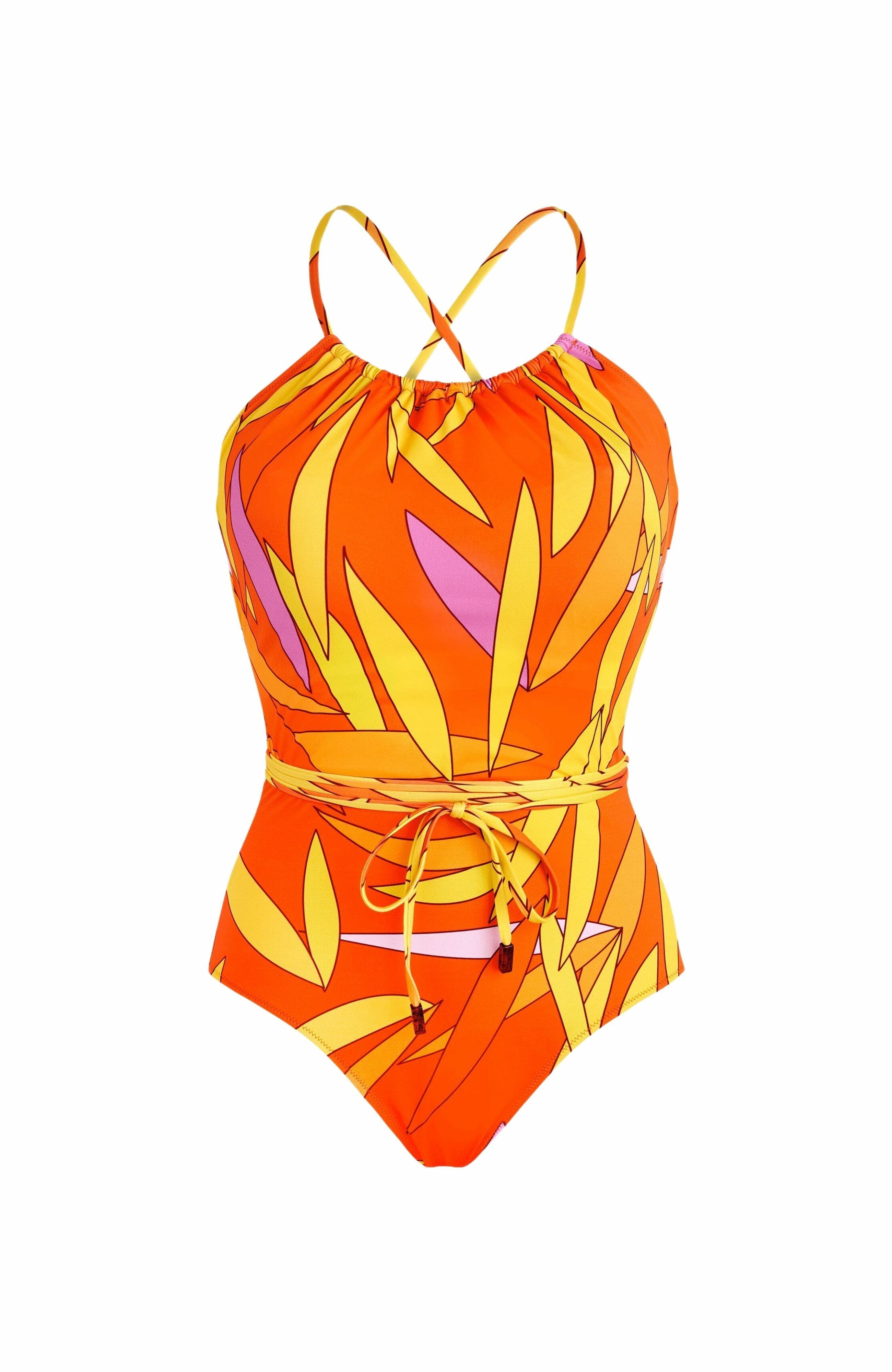 Vilebrequin Women's Madrague Backless One-Piece Swimsuit in Abricot at Nordstrom - 2