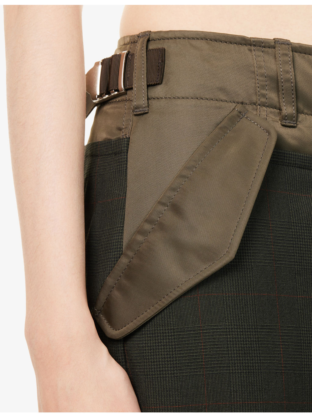 Glen Check Wool Trousers - 5