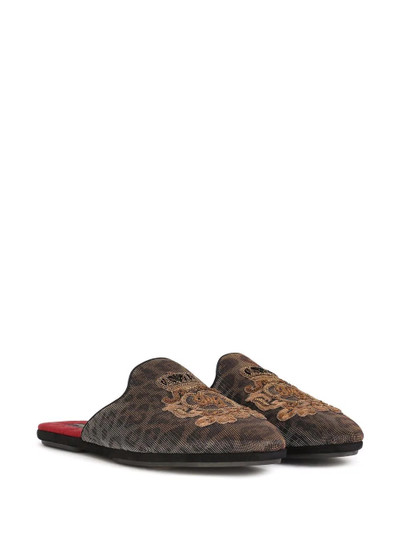 Dolce & Gabbana Bramante leopard print slippers outlook