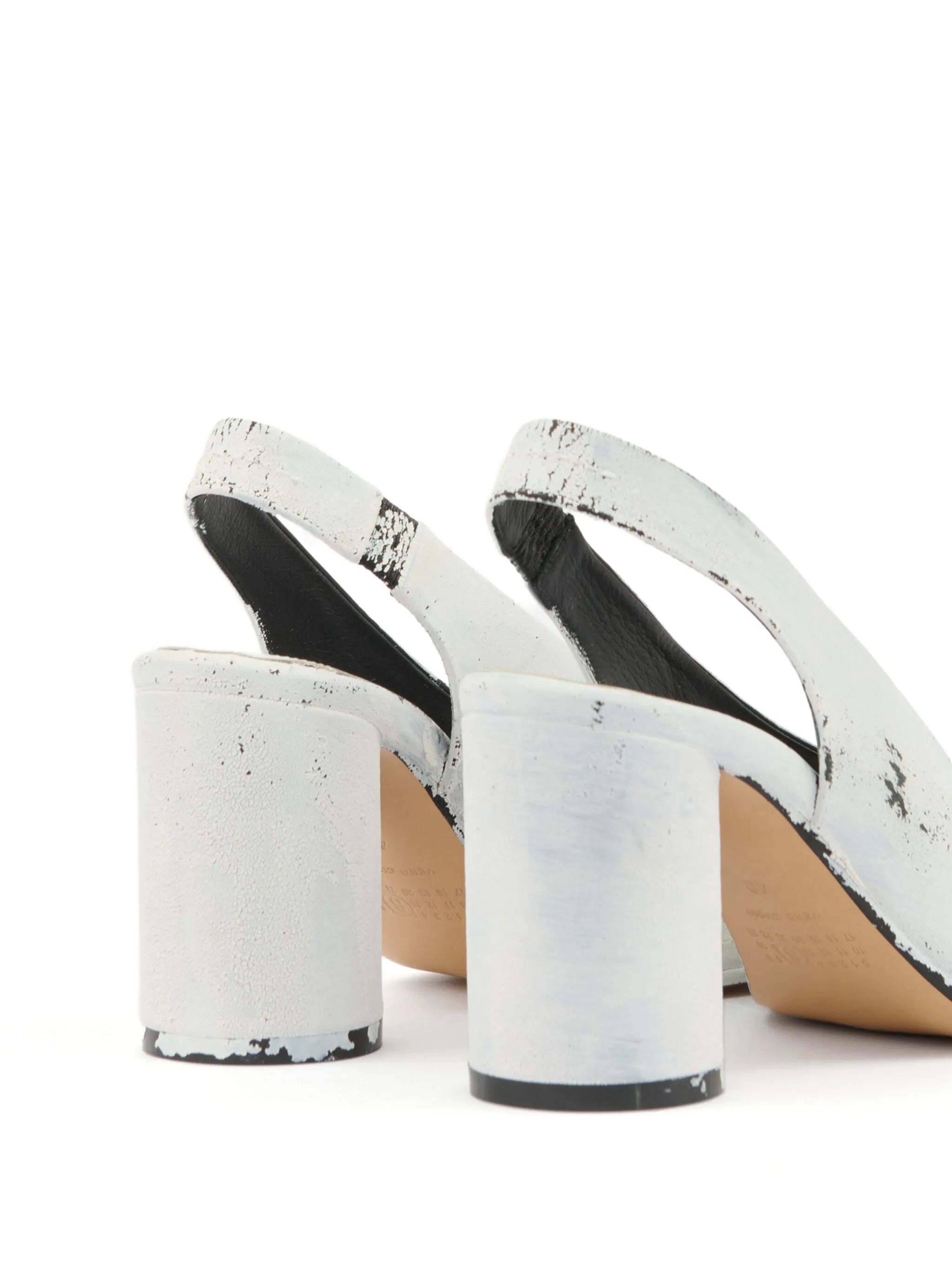 Painterly-print Slingback Sandals - 6