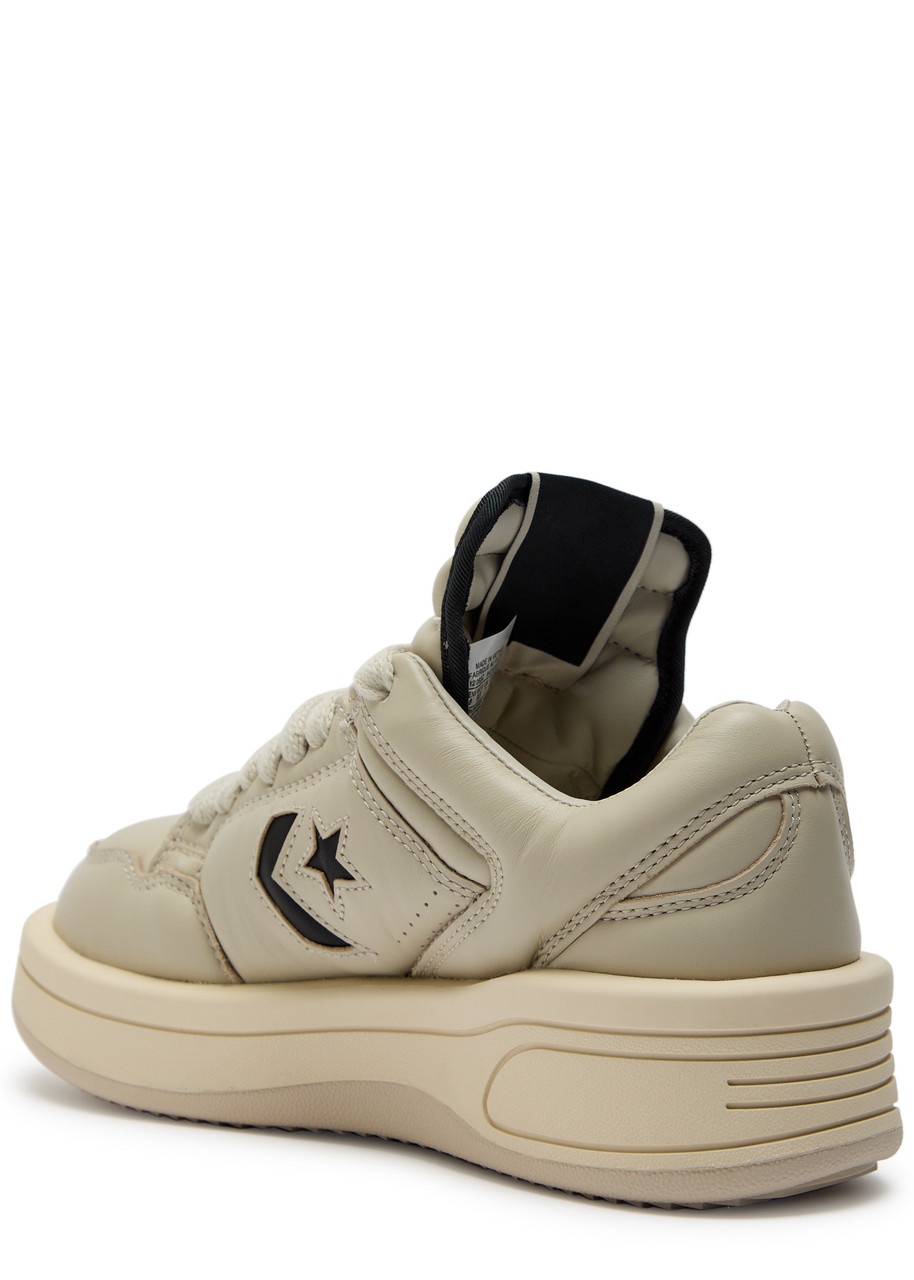 Rick Owens X Converse Drkshdw Padded Leather Sneakers - 2