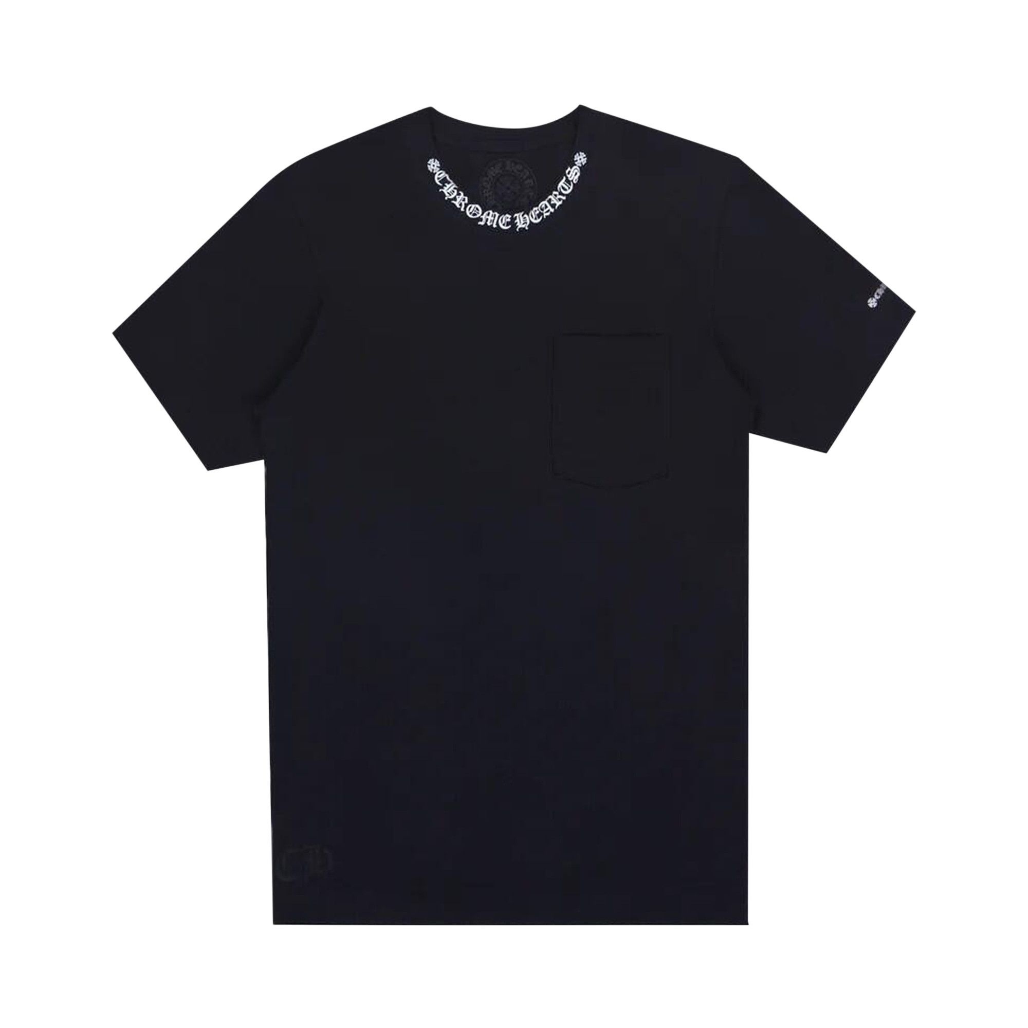 Chrome Hearts Neck Logo Tee 'Black' - 1