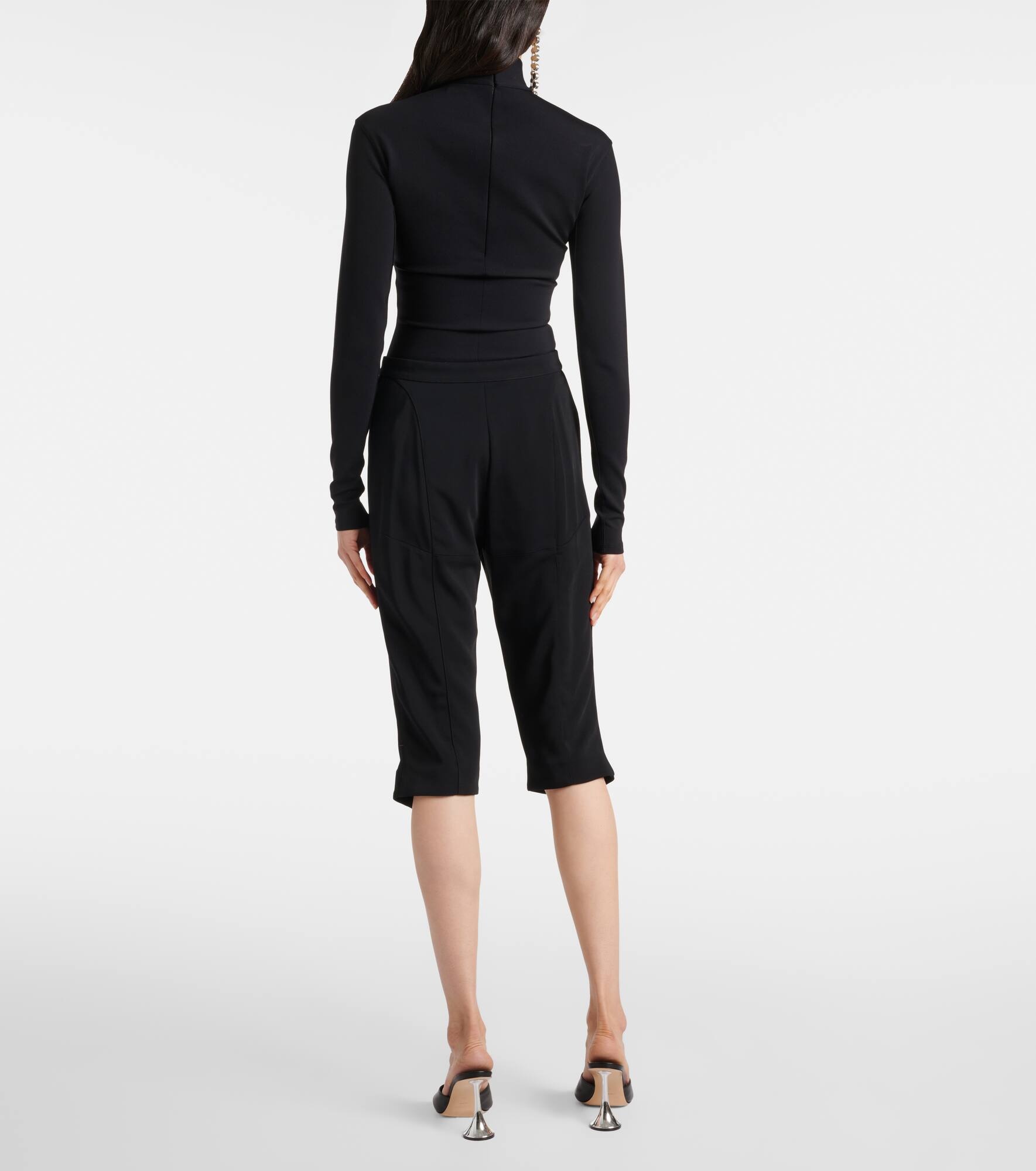 Pierced capri pants - 3