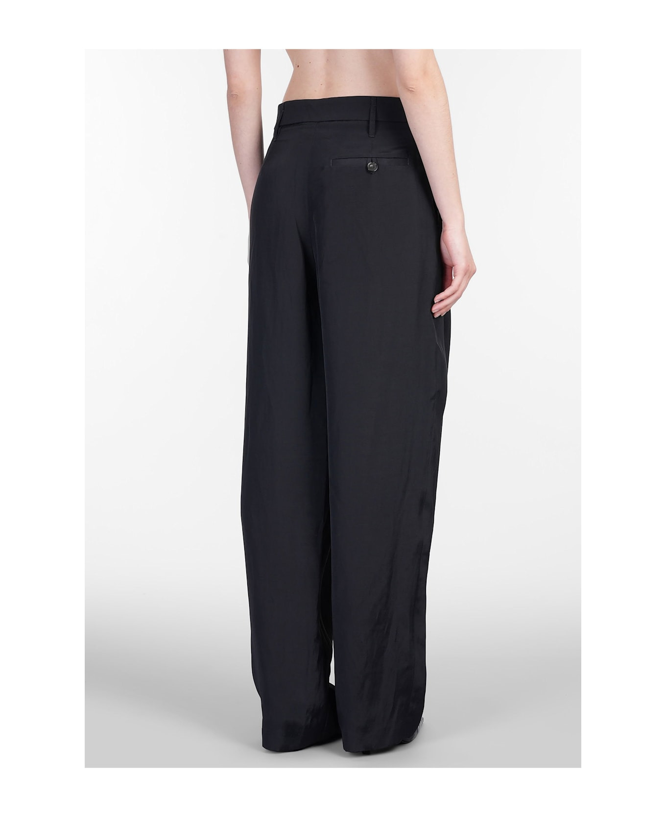 Pants In Black Viscose - 3