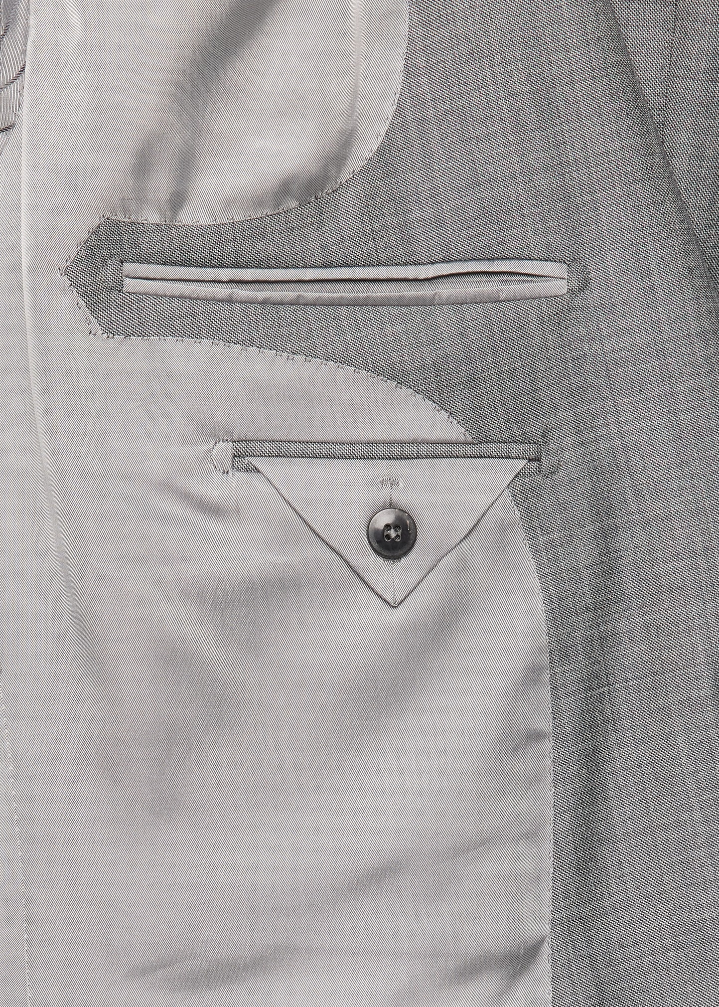 Men's Modern Fit Sharkskin Suit - 6