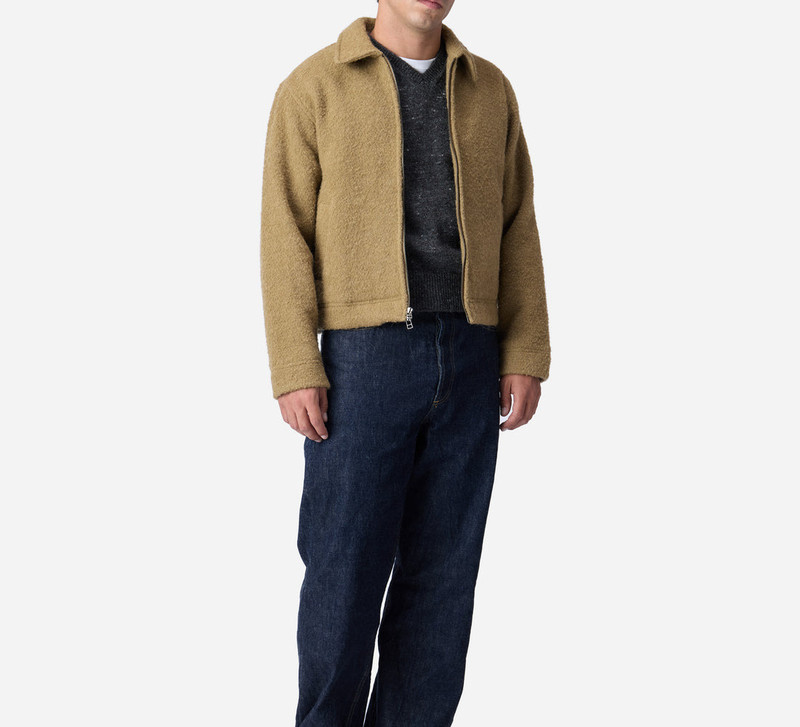 Club Jacket - Wheat Boucle 4