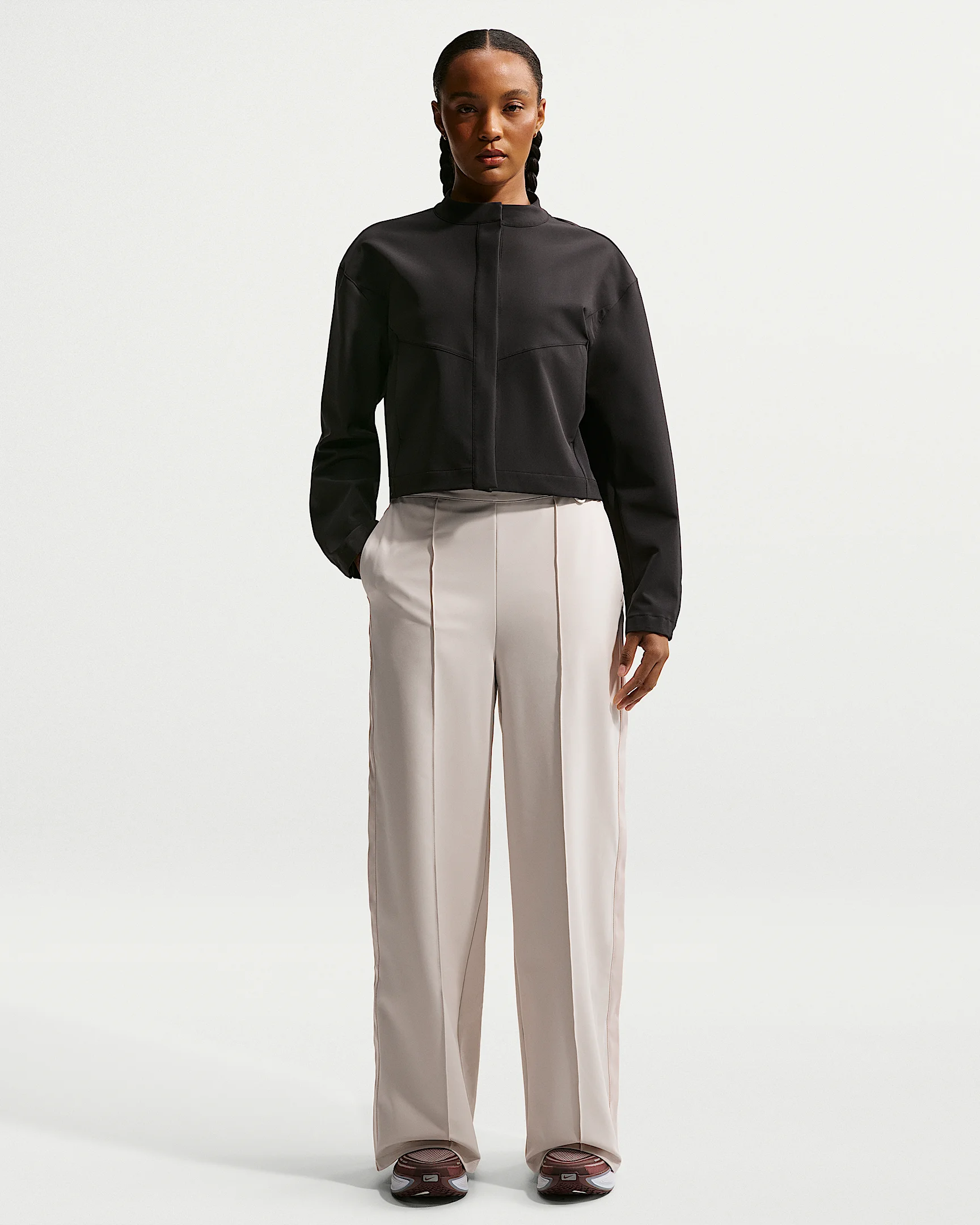 Nike 24.7 PerfectStretch Women's Dri-FIT High-Waisted Loose Tearaway Pants - 1