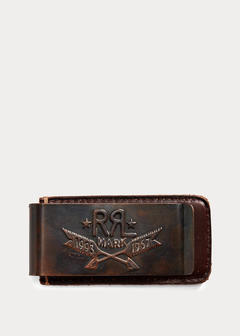 Tooled-Leather Money Clip 1