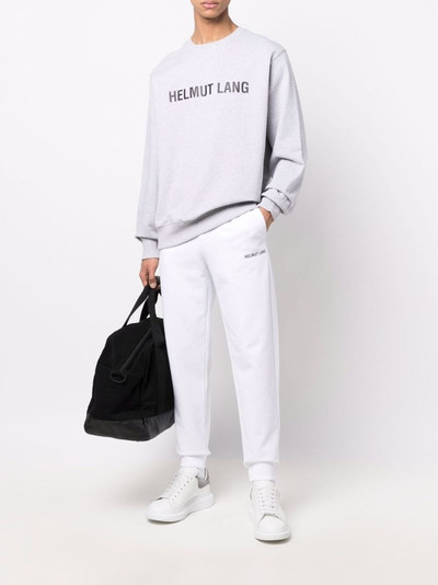 Helmut Lang logo-print track pants outlook