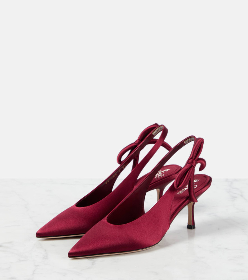 Nite-Out 70 satin slingback pumps 5