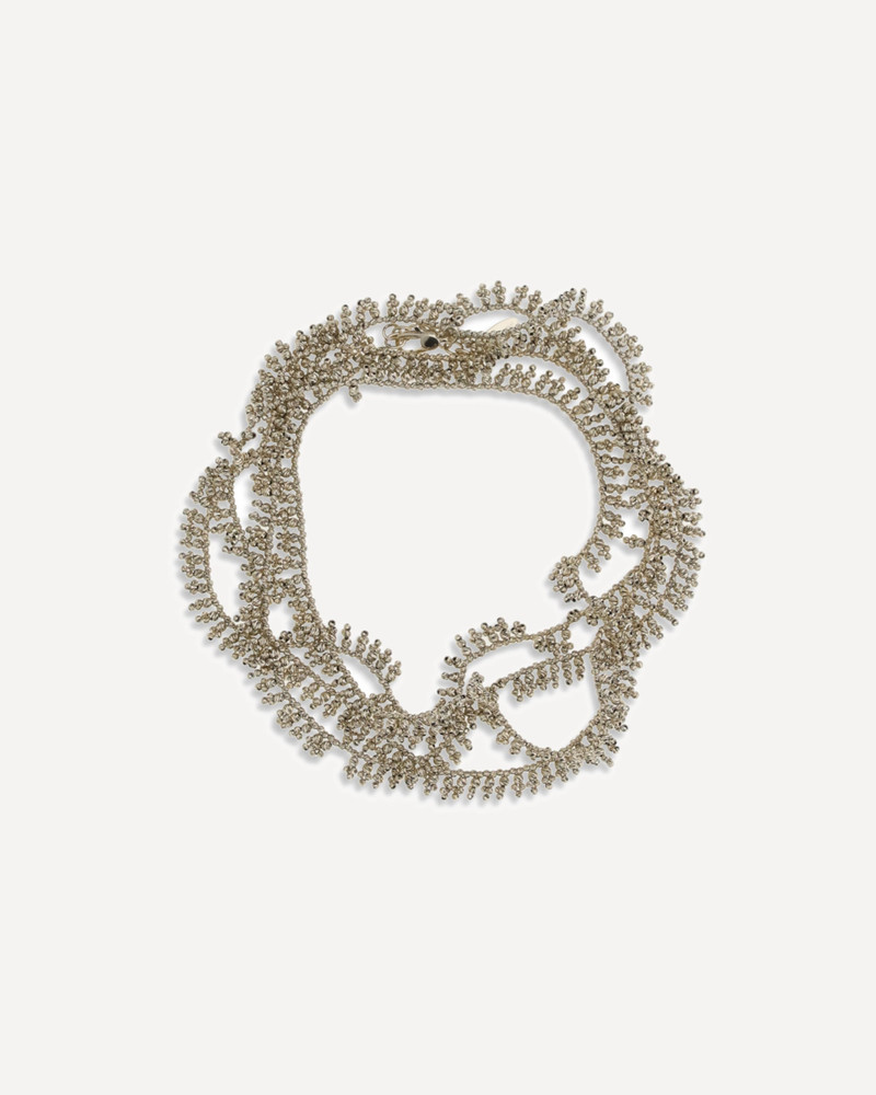 Silver Knotted Bracelet 1