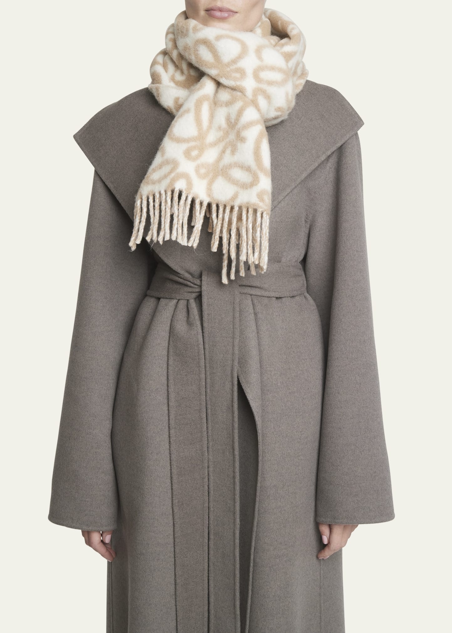Anagram Wool-Blend Scarf - 3