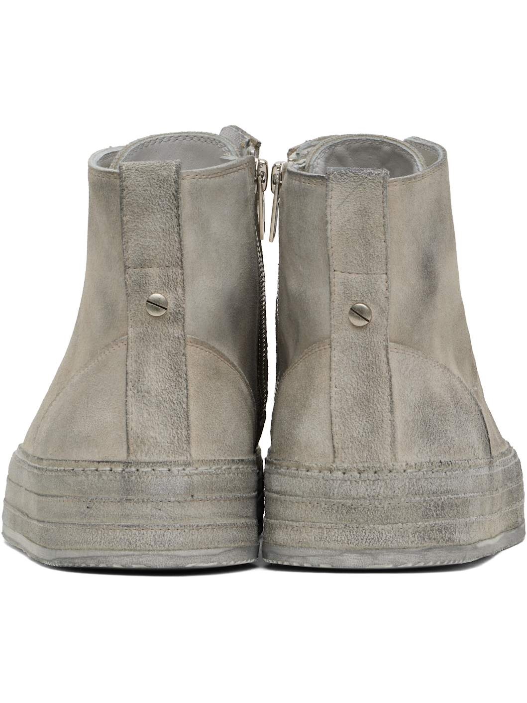 Gray Orvo High-Top Sneakers - 2