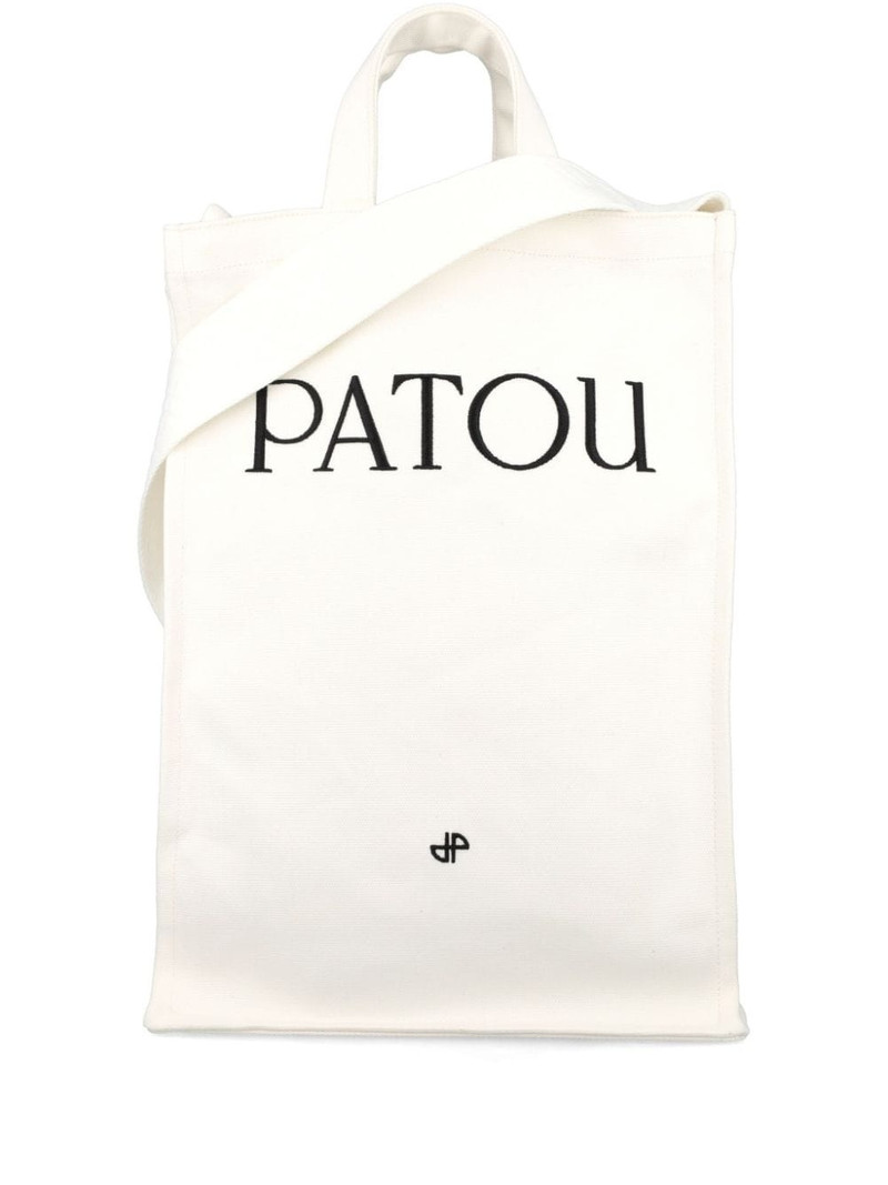 logo-print vertical tote bag 1