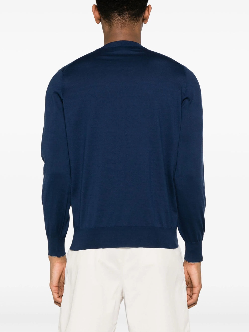 Cotton crew neck sweater - 3