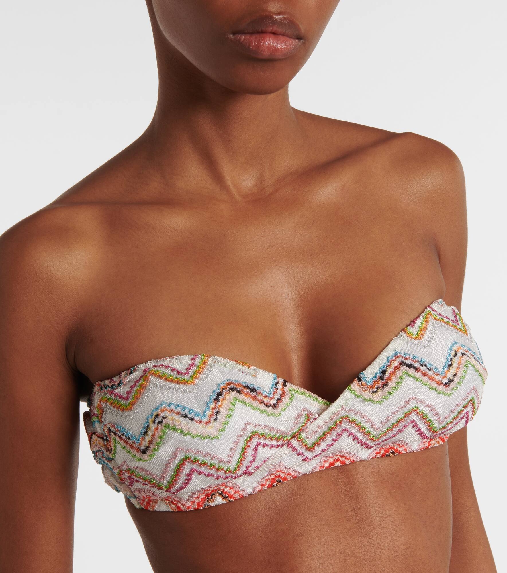 Zig Zag metallic bikini - 6