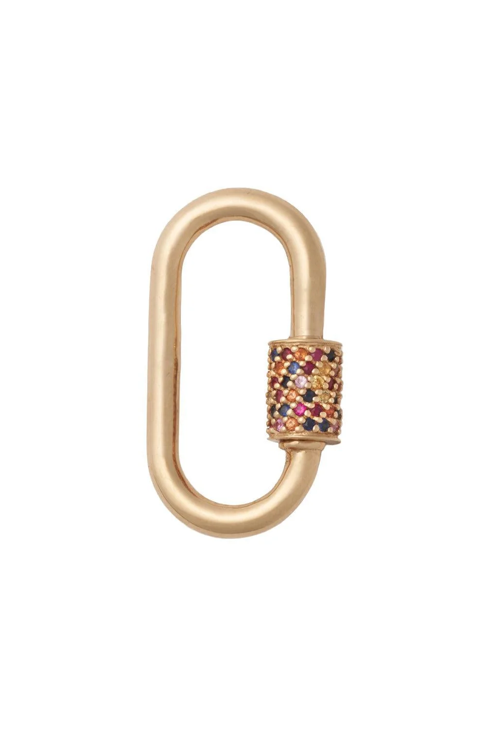 Mixed Sapphire Medium Stoned Lock - 1