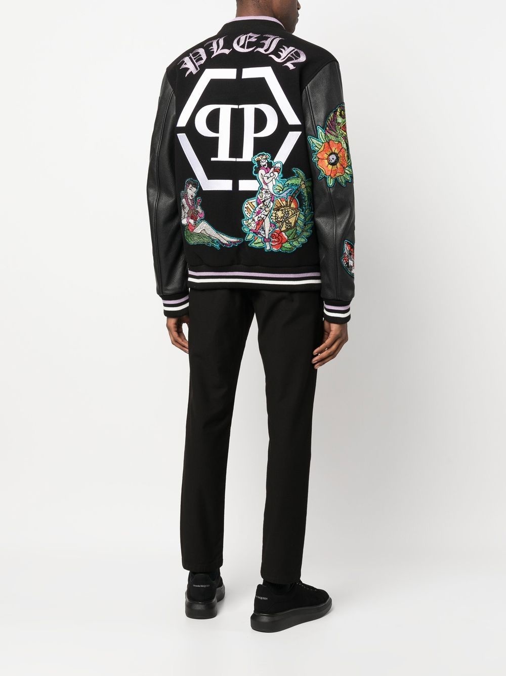 embellished College Bomber jacket - 2