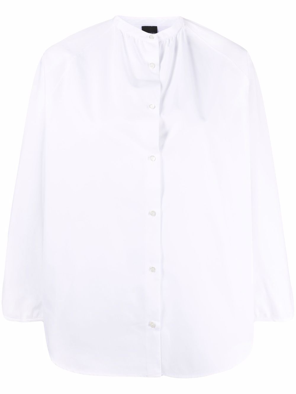 Mandarin-collar cotton blouse - 2