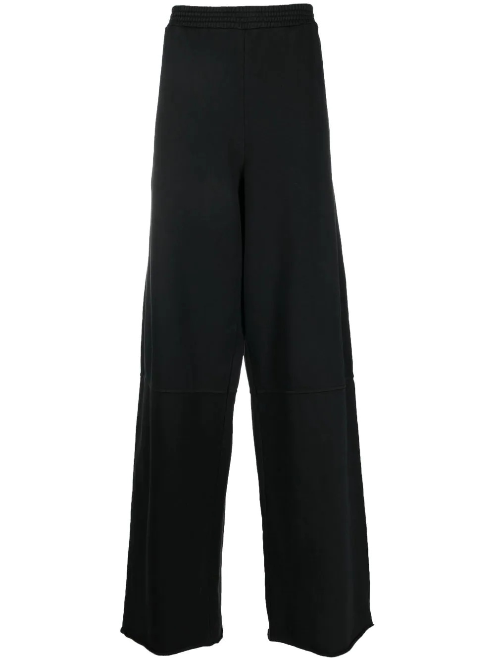 cotton wide-leg trousers - 1