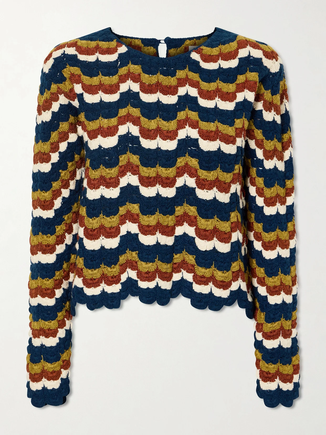 Lucero Crocheted Cotton Blouse - 1
