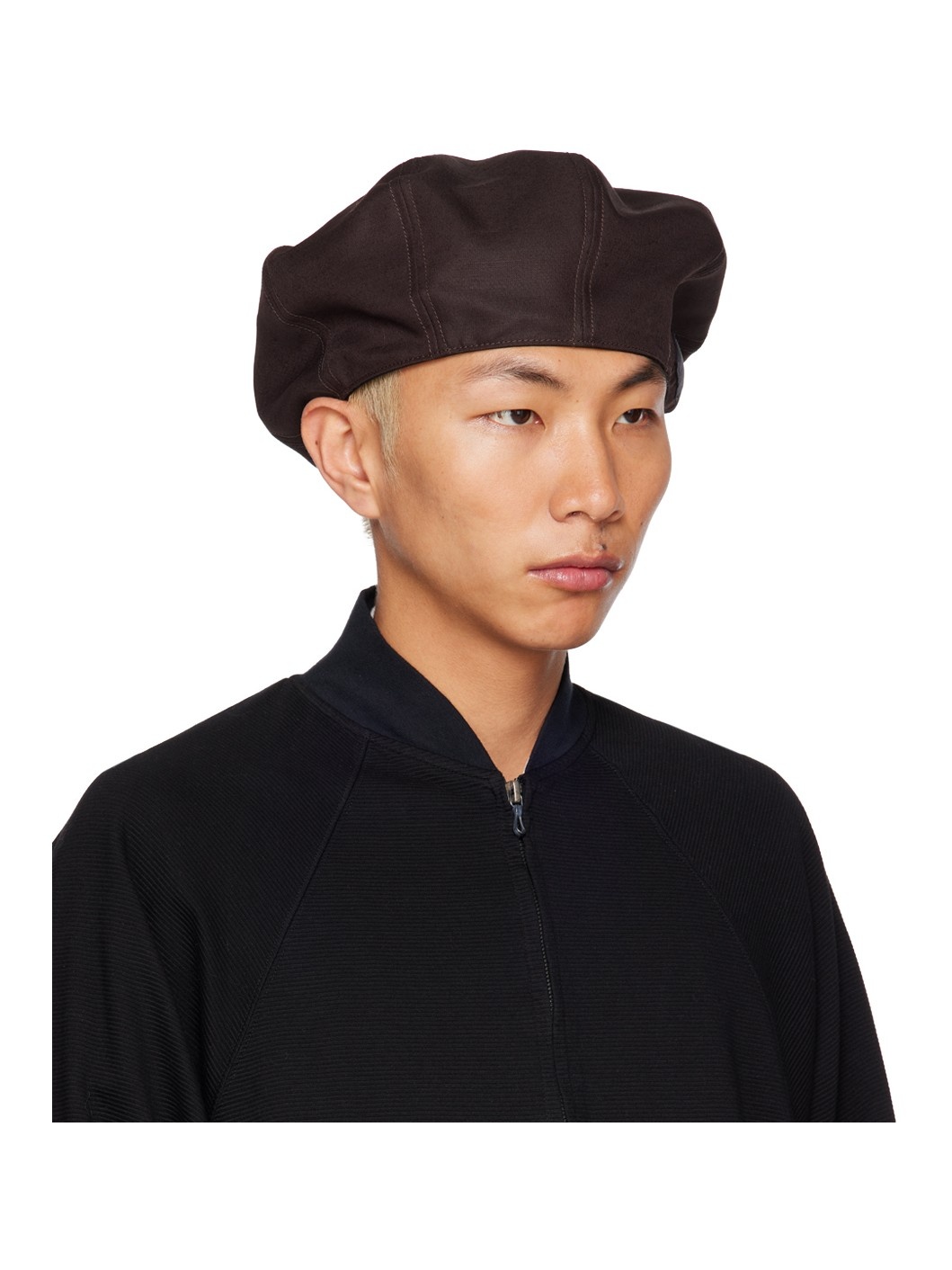 Brown Patch Beret - 2