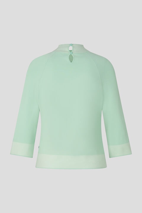 Magda sweater in Mint green/Off-white - 6