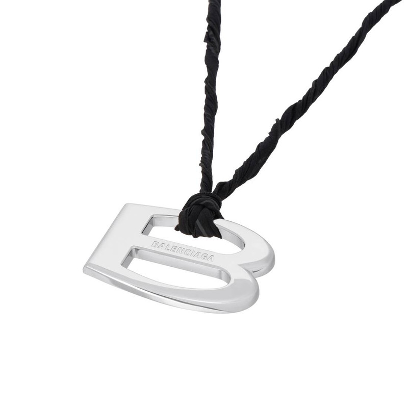 BALENCIAGA Essex Necklace  in Silver outlook