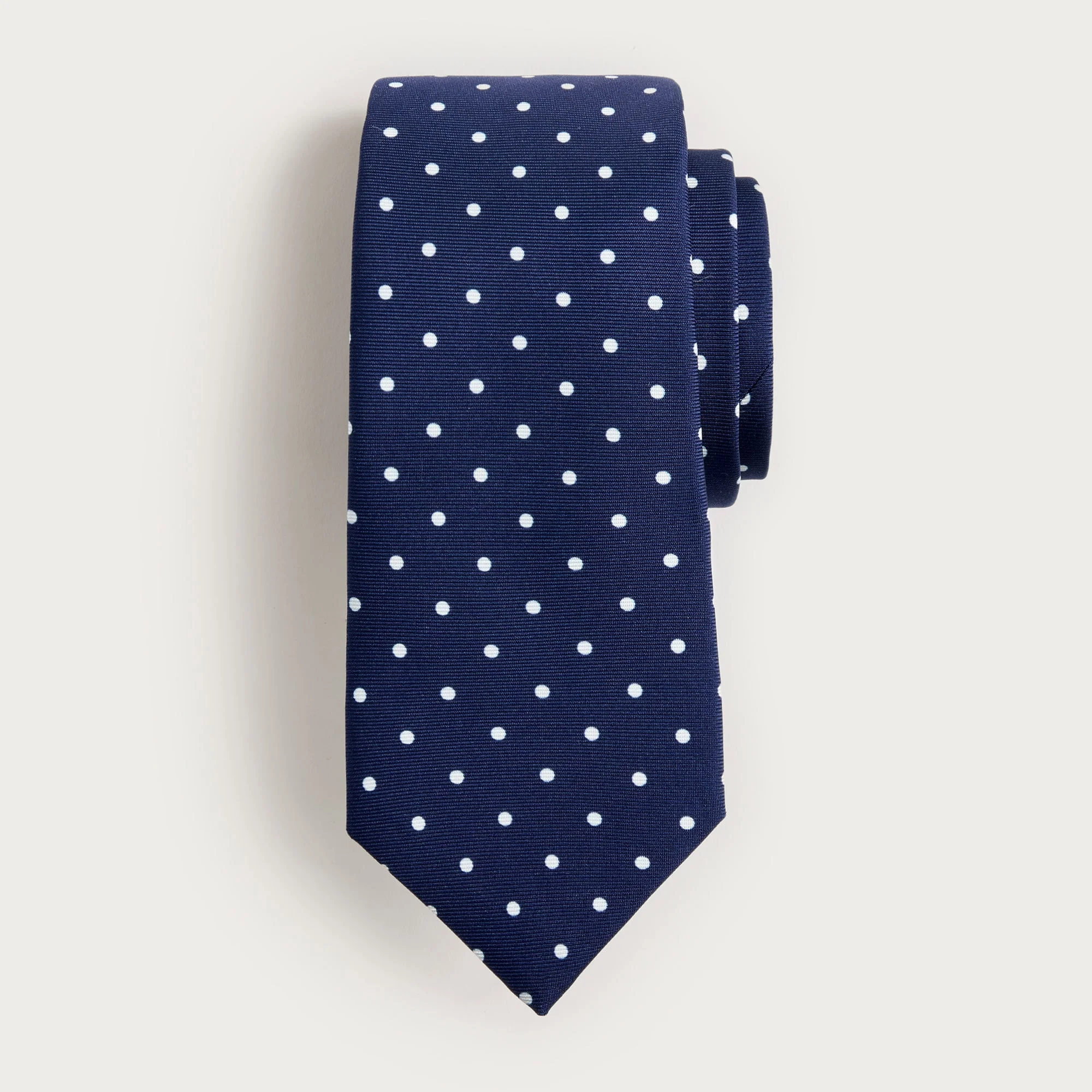 English silk dotted tie - 1