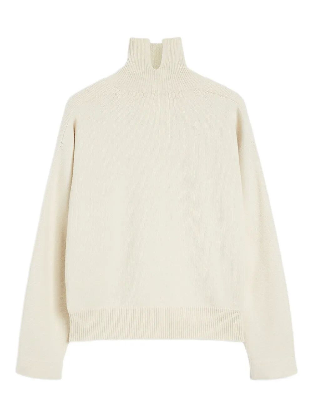 Jil Sander Women High Neck Long Sleeves "Padded Details" Jumper - 7
