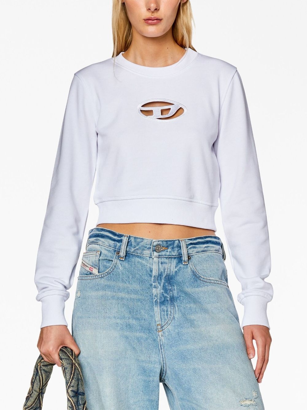 F-Slimmy-Od cropped sweatshirt - 3