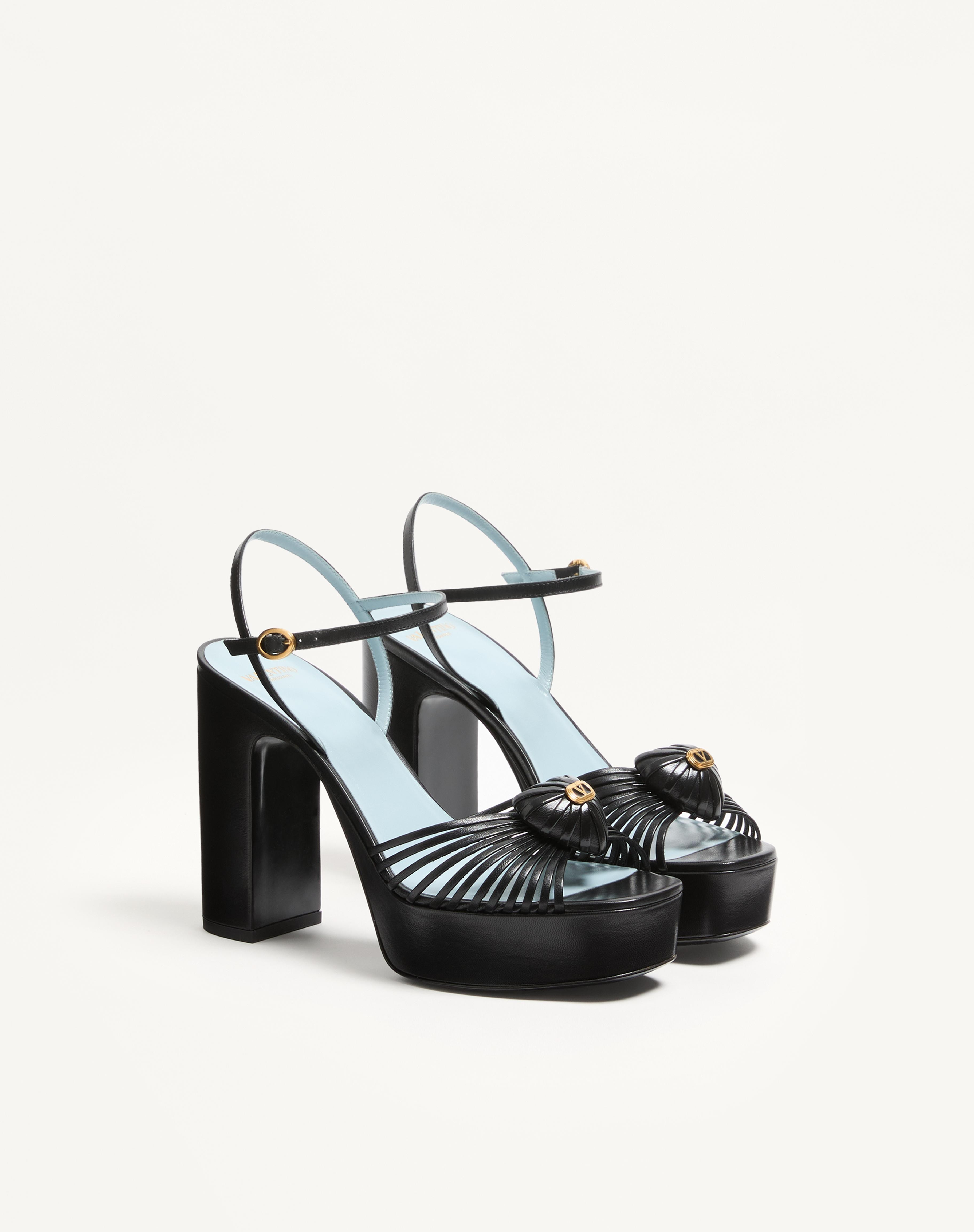 SANDAL ROYAL PLATFORM SANDAL IN KIDSKIN 115MM - 3