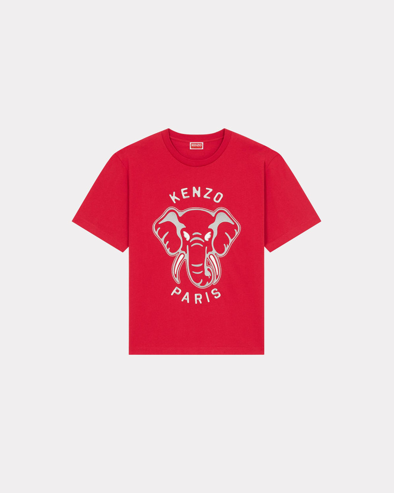 'KENZO Elephant' oversized embroidered T-shirt 1