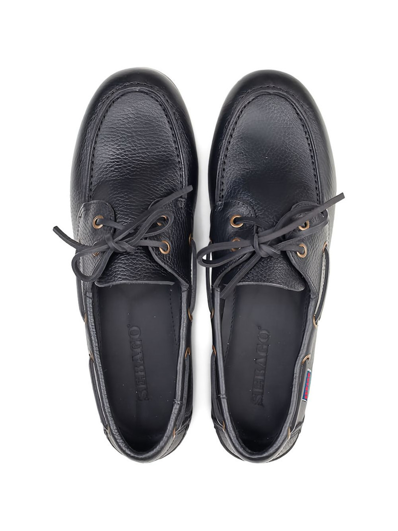 Owen Tumbled eyelet lace-up loafers 4